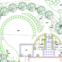 tuinarchitect tuinplan tuintekening cad